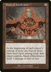 4 Mask of Intolerance 4x x4 - LP - Apocalypse - SPARROW MAGIC mtg - Picture 1 of 1