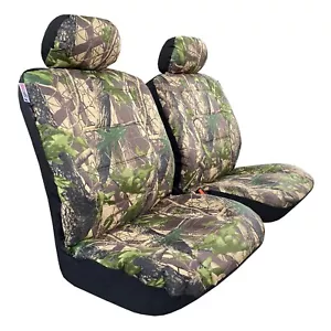 Canvas Seat Covers Tree Camouflage For HYUNDAI ACCENT 2005-2017 - Picture 1 of 3