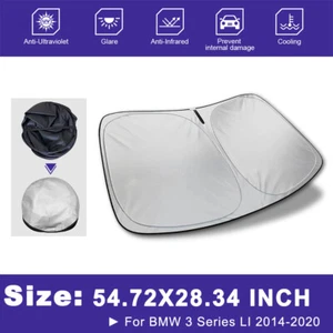 For BMW 3 Series LI 2016 2017 Sun Shade Windshield Visor Cover UV Block Heat - Picture 1 of 14