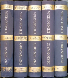 Eligio Perucca (diretta da), Dizionario d'Ingegneria, Ed. UTET, 1951-1956 - Picture 1 of 2