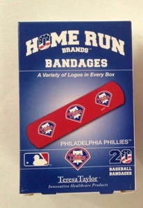 PHILADELPHIA PHILLIES Adhesive Bandages First Aid MLB Baseball 3" 20 count Box - Picture 1 of 1