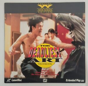 The Deadliest Art Laserdisc LD Special Widescreen Edition Bruce Lee Jackie Chan