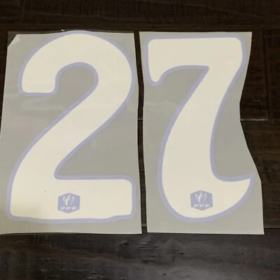 2010-16 PSG Lyon Lille Bordeaux Coupe de France PASTORE Nameset Flocage - Image 1 of 2