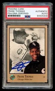 Frank Thomas #159 signed autograph auto 1992 LEAF Studio Baseball Card PSA Slab - Picture 1 of 1