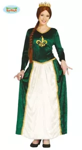 Fiestas Guirca Ladies Medieval Queen Middle Ages Fiona M 38-40 Size 10-12 - Picture 1 of 2