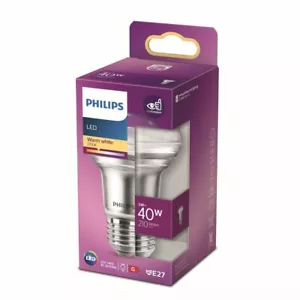 Philips Lamp Bulb 3w 40W LED R63 SES E27 2700k Warm White Dimmable Halogen - Picture 1 of 2