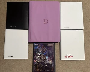 Ultra Pro 9 pocket binder (4) & Top Deck 1000 Card Binder (1)& Yugioh Binder (1) - Picture 1 of 11