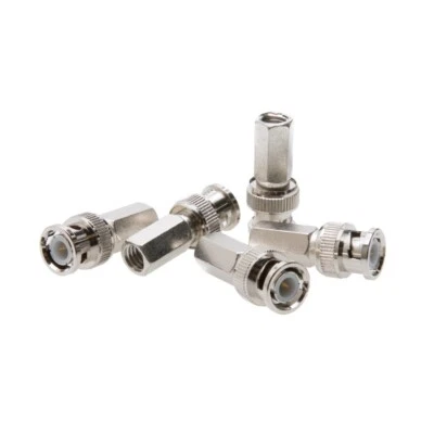 CABLE-ZILLA BNC Male to RG6 Twist-On Connector Coax Cable High Quality Adapter Multi-Pk LOT