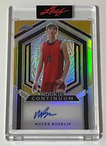 2023 Leaf Continuum Matas Buzelis Autographed Card #MC-124 100/234 - Picture 1 of 4