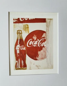 Andy Warhol "Coca-Cola Passepartout Offset Lithographie 2000 - Bild 1 von 2