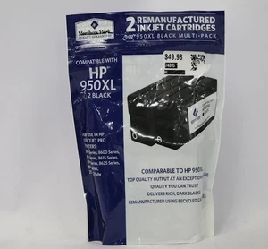 Member's Mark Re-manufactured HP 950XL Black Inkjet Cartridges, Pack of 2 - Picture 1 of 1