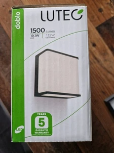 Lutec Außenlampe, LED Aussenleuchte 15x15 cm, Hofbeleuchtung sehr hell - Bild 1 von 4