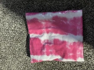 Bloomingdale Canvas Bag Pink And White New - Picture 1 of 9