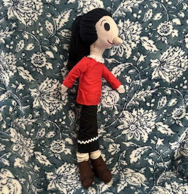 Muñeca de peluche vintage Popeye coleccionable Olive Oyl, peluche hecha a mano de 20 pulgadas de alto Foto 1 de 4