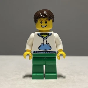 Lego City Mini Figure / White Hoodie Torso - Mini Fig / Grate Condition - Picture 1 of 4