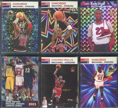 6 FIERCE MICHAEL JORDAN BRED 1 USA PROMO /1000 KOBE LEBRON LEGENDS LOT USA - Image 1 of 2