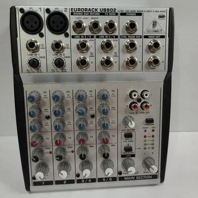 Behringer Eurorack UB802 Ultra-Low Noise 8-Input 2-no power supply - Image 1 of 4