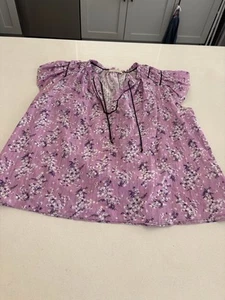 Blusa Ulla Johnson Ida Lila Talla 10 - Imagen 1 de 5