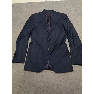 Suitsupply Lazio Navy Blue Pure Wool S110 Slim Fit Single Breasted Blazer EU 46 - Image 1 of 4