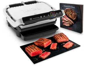 Tefal Optigrill Elite Kontaktgrill GC750D Elektrischer Indoor-Grill - Silber - Bild 1 von 7