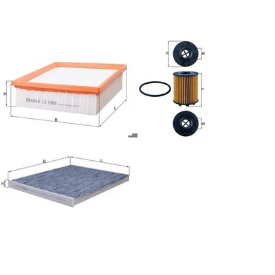 KNECHT FILTER-PAKET SET passend für OPEL CORSA E 1.3 CDTI 75+95 PS AB BJ 09 - Bild 1 von 4