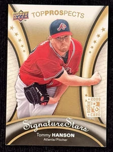 2009 Upper Deck Signature Stars #109 ⚾️ Tommy Hanson RC ⚾️ Atlanta Braves - Picture 1 of 6