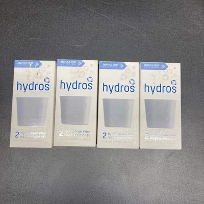 HYDROS Water Filters 4 Pack Fast-Flow Tech (8 total filters) FL17 **NEW** - Image 1 of 4