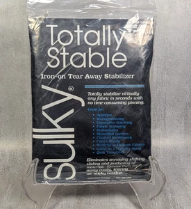Sulky  Totally Stable Iron-On Tear-Away Stabilizer - NOS! (20" x 36") #661-25 - Picture 1 of 4