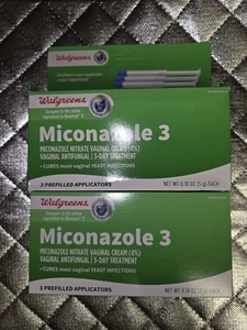 Walgreens Miconazol 3 Supositorios Vaginales Tratamiento Comparar con Monistat 3 - Imagen 1 de 2