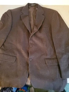 Mens Camel Sport Coat Sz 42 Andrew Fezza Blazer Jacket - Picture 1 of 11
