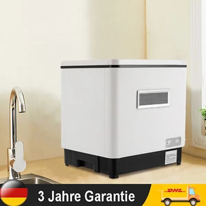 Edelstahl Geschirrspüler 60L Mini Spülmaschine Tischgeschirrspüler freistehen DE - Bild 1 von 20