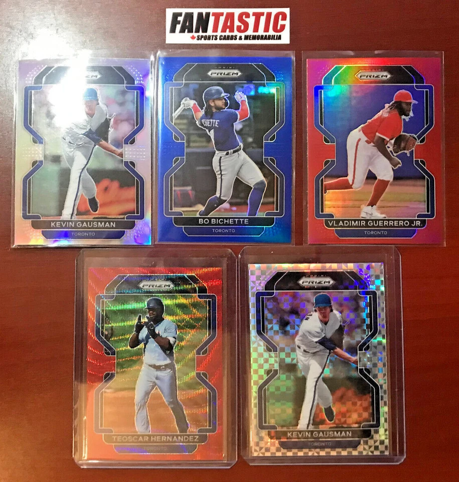 2022 Panini Prizm TORONTO BLUE JAYS Silve, Red, Blue, Plaid /75, Red/99 YOU PICK - Image 1 of 1