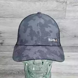 Salt Life Gray Camouflage Snapback Hat Cap Mesh Back Trucker Hunting Outdoors - Picture 1 of 8