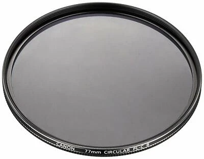 Canon Camera Polarized Light Filter PL-C B 77mm From Japan F/S NEW - Image 1 of 2