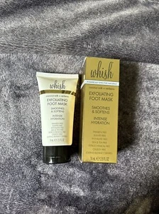 Maschera esfoliante piedi WHISH 2,5 fl oz latte di cocco e verbena prodotta in USA nuovissima! - Foto 1 di 5