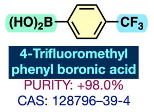 4-Trifluormethylphenylboronsäure (für Forschung und Entwicklung) | CAS: 128796-39-4 | +98,0% - Bild 1 von 2