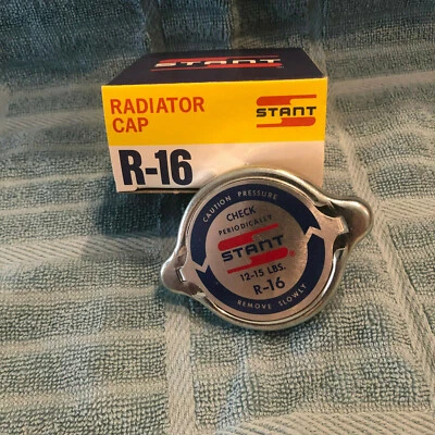 Tapa radiador Stant R 16 (12-15 libras) 1957-77 Moar AMC JEEP HUDSON NASH PACKARD   Foto 1 de 4