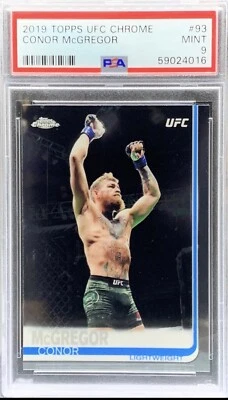 Conor McGregor 2019 Topps Chrome UFC ***PSA 9***  - Image 1 of 2