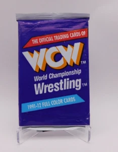 Vintage 1991 Impel WCW Official Trading Cards 1 Pack with 12 Full Color Cards - Picture 1 of 2