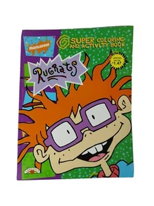 Rugrats Super Coloring And Activity Book Nickelodeon 1997 Chucky Front HTF  - Picture 1 of 8