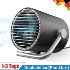 Neu USB Ventilator Mini Tischventilator leise Computer Notebook Laptop schwarz