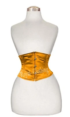 Double Steel Boned waist training Waist Trainer Under-bust Satin Corset 8079S - Image 1 of 4