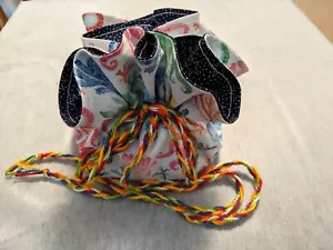 Octopus Sectioned Drawstring Dice Bag with pockets, Jewelry / Crystal Pouch DND - Picture 1 of 9