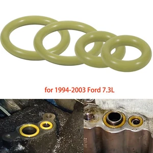 For 1994-2003 Ford 7.3L Powerstroke Diesel Turbo Pedestal Yellow O-Ring Gaskets - Picture 1 of 11