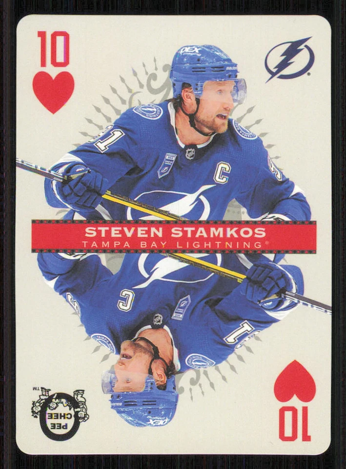 2021-22 O-Pee-Chee Playing Cards #10HEARTS Steven Stamkos - Image 1 of 2