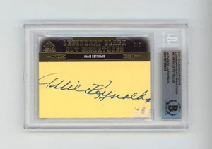 Allie Reynolds 2011 Sp Legendary Cuts 2/5 Black Cut Signatures Auto BAS COA - Picture 1 of 4