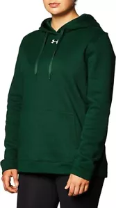 Under Armour Men's Hustle Fleece Hoodie Forest Green (301)/White 4XL $60 5D002 - Picture 1 of 2