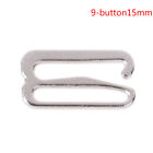 100 Silver metal bra strap adjuster slider/hooks/o ring lingerie sewing craft