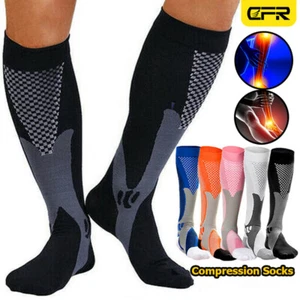 Calcetines de compresión medias 15-20 mmHg médico hasta la rodilla para hombre y mujer S-2XL - Imagen 1 de 16
