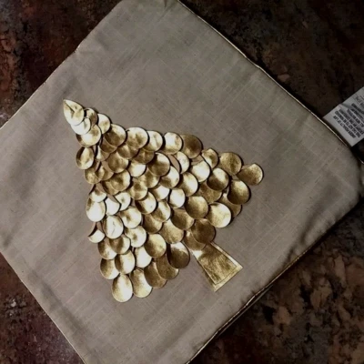 Nourison Industries Polyester Linen Blend Pillow Cover 17" - Image 1 of 4